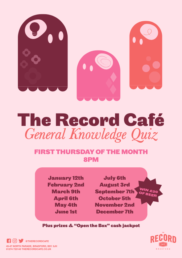 The Record Cafe General Knowledge Quiz - Dates -
